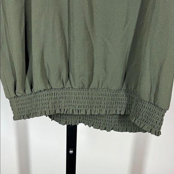 Michael Michael Kors Elegant Green Women's Top - Picture 4 of 6